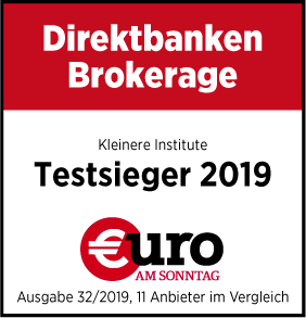 Online Broker Testsieger - Vergleich Euro am Sonntag 32/2019